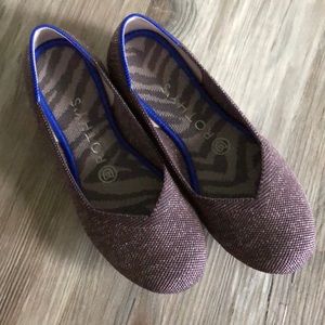 Retired Twilight Metallic 6.5 Rothy’s Flats